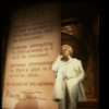 Actor Gordon Connell as Mark Twain in a scene fr. the original cast of the Broadway musical "Big River." (New York)