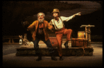 Actors (L-R) Bob Gunton & Rene Auberjonois in a scene fr. the original cast of the Broadway musical "Big River." (New York)