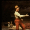 Actors (L-R) Rene Auberjonois & Bob Gunton in a scene fr. the original cast of the Broadway musical "Big River." (New York)