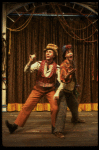 Actors (L-R) Rene Auberjonois & Daniel Jenkins in a scene fr. the original cast of the Broadway musical "Big River." (New York)