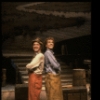 Father & son actors (L-R) Ken & Daniel Jenkins in a scene fr. the first replacement cast of the Broadway musical "Big River." (New York)