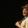 Father & son actors (L-R) Ken & Daniel Jenkins in a scene fr. the first replacement cast of the Broadway musical "Big River." (New York)