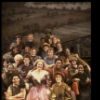 Assembled cast fr. the first replacement cast of the Broadway musical "Big River." (New York)