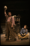 Actors (L-R) Leo Burmester & Daniel Jenkins in a scene fr. the first replacement cast of the Broadway musical "Big River." (New York)