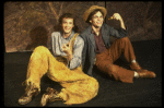 Actors (L-R) Daniel Jenkins & Clint Allen in a scene fr. the second replacement cast of the Broadway musical "Big River." (New York)