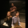 Actors (L-R) Marin Mazzie, Larry Riley & Martin Moran in a scene fr. the second replacement cast of the Broadway musical "Big River." (New York)