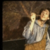 Actors (L-R) Martin Moran & Clint Allen in a scene fr. the second replacement cast of the Broadway musical "Big River." (New York)