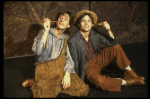 Actors (L-R) Martin Moran & Clint Allen in a scene fr. the second replacement cast of the Broadway musical "Big River." (New York)