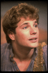 Actor Brian Lane Green in a scene fr. the third replacement cast of the Broadway musical "Big River." (New York)