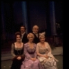 Actors (Back L-R) Ron Husmann & Hans Conried, (Seated L-R) Ruth Warrick, Jane Powell & Patsy Kelly in a scene fr. the replacement cast of the Broadway revival of the musical "Irene." (New York)