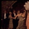 Actors (fr. L-R) Ted Pugh, Carmen Alvarez, Jane Powell, Goerge S. Irving, Patti Karr & Ron Husmann w. cast in a scene fr. the replacement cast of the Broadway revival of the musical "Irene." (New York)