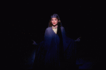 Actress Mary Elizabeth Mastrantonio in a scene fr. the Broadway musical "Oh, Brother!." (New York)