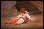 Actors Alyson Reed & Harry Groener in a scene fr. the Broadway musical "Oh, Brother!." (New York)