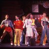 Actress Alyson Reed (C) as Norma Jean Baker in a scene fr. the Broadway musical "Marilyn: an American Fable." (New York)