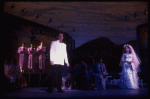 Actors George Dvorsky (4L) & Alyson Reed (R) as Norma Jean Baker in a scene fr. the Broadway musical "Marilyn: an American Fable." (New York)
