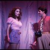 Actors James Haskins & Alyson Reed as Norma Jean Baker in a scene fr. the Broadway musical "Marilyn: an American Fable." (New York)