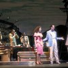 Actors (L-R) T.A. Stephens, Michael Kubala, Peggie Blue, Alyson Reed (as Morma Jean Baker), Mitchell Greenberg & Alan North in a scene fr. the Broadway musical "Marilyn: an American Fable." (New York)