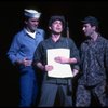 Actors (L-R) George Dvorsky, Gary-Michael Davies & Mark Ziebell in a scene fr. the Broadway musical "Marilyn: an American Fable." (New York)