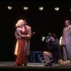 Actors Alyson Reed & Scott Bakula (L) as Marilyn Monroe & Joe DiMaggio w. actors (3R-2R) James Haskins & Alan North in a scene fr. the Broadway musical "Marilyn: an American Fable." (New York)