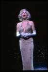 Actress Alyson Reed as Marilyn Monroe in a scene fr. the Broadway musical "Marilyn: an American Fable." (New York)