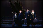 Actors (L-R) Josh Blake, Teresa Stratas, Dick Latessa & Judy Kuhn in a scene fr. the Broadway musical "Rags." (New York)