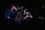 Actors (L-R) Terrence Mann, Teresa Stratas & Josh Blake in a scene fr. the Broadway musical "Rags." (New York)