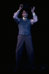 Actor Larry Kert in a scene fr. the Broadway musical "Rags." (New York)