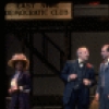 Actors (2L-4L) Michael Davis, Larry Kert & Teresa Stratas w. cast in a scene fr. the Broadway musical "Rags." (New York)