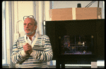 Director Hal Prince at the first rehearsal of the Broadway musical "A Doll's Life." (New York)