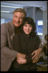 Actors Betsy Joslyn & Giorgio Tozzi (who left the production during rehearsals) at the first rehearsal of the Broadway musical "A Doll's Life." (New York)