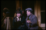 Actors Betsy Joslyn & Peter Gallagher in a scene fr. the Broadway musical "A Doll's Life." (New York)