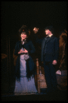 Actors Betsy Joslyn & Peter Gallagher in a scene fr. the Broadway musical "A Doll's Life." (New York)
