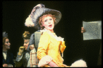 Actress Barbara Lang in a scene fr. the Broadway musical "A Doll's Life." (New York)