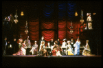 Actors (Front L-R) Penny Orloff, George Hearn & Betsy Joslyn in a scene fr. the Broadway musical "A Doll's Life." (New York)