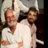 (L-R) Director Hal Prince & composer Stephen Sondheim in a rehearsal shot fr. the Broadway musical "Merrily We Roll Along." (New York)