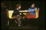 Actors Ann Morrison & Lonny Price in a scene fr. the Broadway musical "Merrily We Roll Along." (New York)