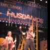 Actors Sally Klein & Jim Walton in a scene fr. the Broadway musical "Merrily We Roll Along." (New York)