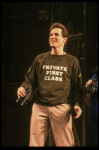 Actor Jim Walton in a scene fr. the Broadway musical "Merrily We Roll Along." (New York)