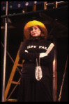 Actress Ann Morrison in a scene fr. the Broadway musical "Merrily We Roll Along." (New York)