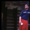 Actress Ann Morrison (L) in a scene fr. the Broadway musical "Merrily We Roll Along." (New York)