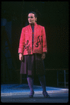 Actress Terry Finn in a scene fr. the Broadway musical "Merrily We Roll Along." (New York)