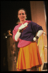 Actress Terry Finn in a scene fr. the Broadway musical "Merrily We Roll Along." (New York)