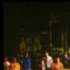 Ensemble in a scene fr. the Broadway musical "Merrily We Roll Along." (New York)