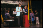 Actors (L-3R) David Loud, Daisy Prince, Jim Walton & Ann Morrison in a scene fr. the Broadway musical "Merrily We Roll Along." (New York)