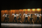 Dancers in a scene fr. the Broadway musical revue "Black and Blue." (New York)
