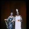 Singers (L-R) Ruth Brown & Linda Hopkins in a scene fr. the Broadway musical revue "Black and Blue." (New York)