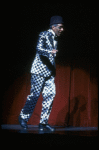 Dancer Jimmy Slyde in a scene fr. the Broadway musical revue "Black and Blue." (New York)