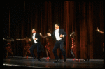 Dancers in a scene fr. the Broadway musical revue "Black and Blue." (New York)