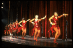 Dancers in a scene fr. the Broadway musical revue "Black and Blue." (New York)