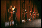 Dancers in a scene fr. the Broadway musical revue "Black and Blue." (New York)